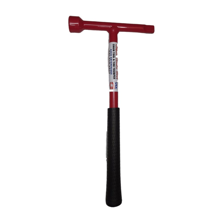 Super Combo Tool, red powder coated tool with black rubber grip, on a white background